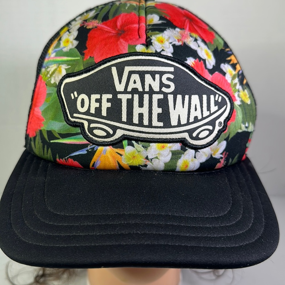 Vans Floral OSFA trucker baseball cap